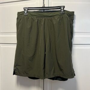 SKORA Men’s Qwick-Dry Athletic Running Shorts Size XL Color Green